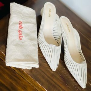 Cult Gaia Alia Leather Mules